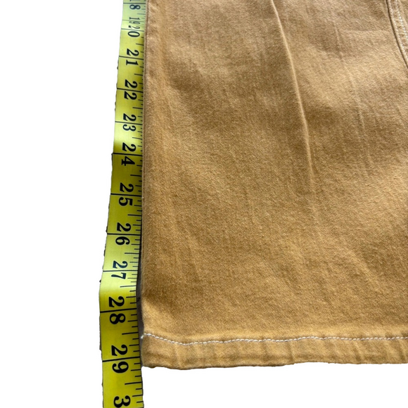 Y2K K-pop Trendy Tan Cargo Pants NWOT - Picture 6 of 6